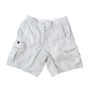 Title Nine shorts cargo pockets khaki hiking women's SZ 8